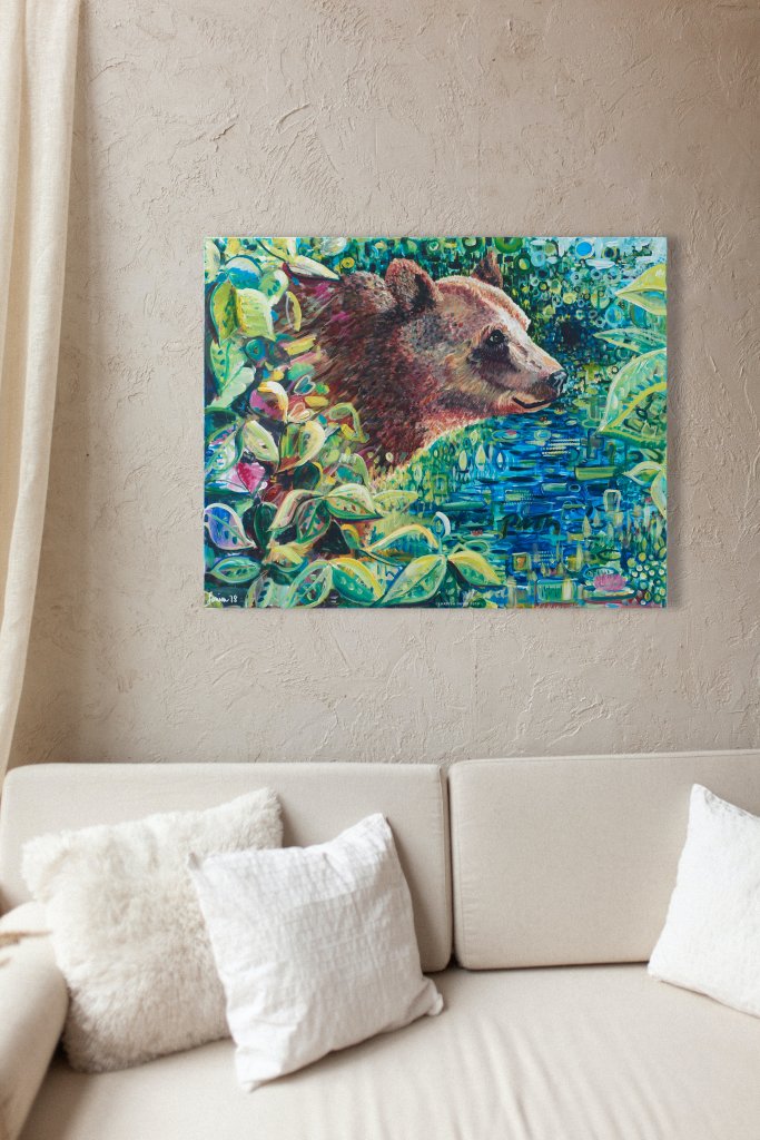 Ursa bear art by Larissa Davis