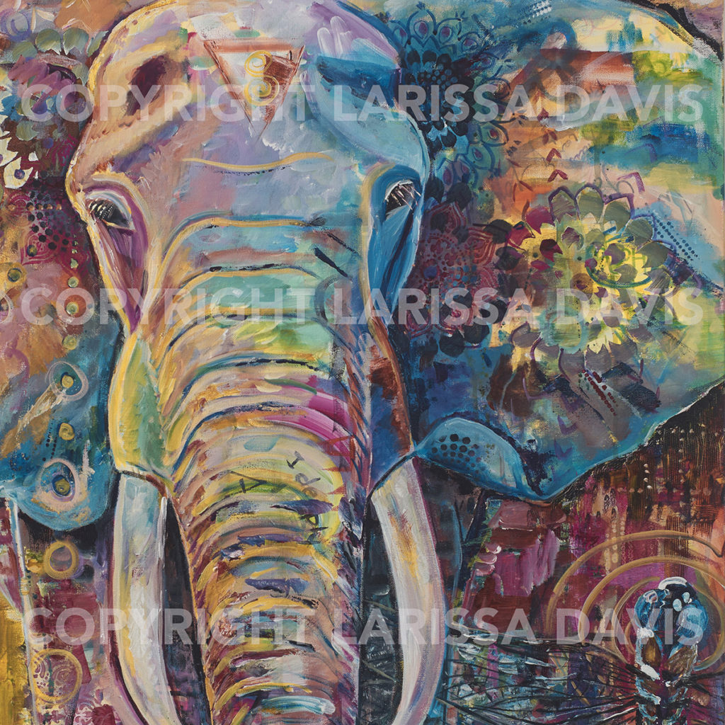 Be Unstoppable: Elephant Spirit Animal Totem Original Painting by ...