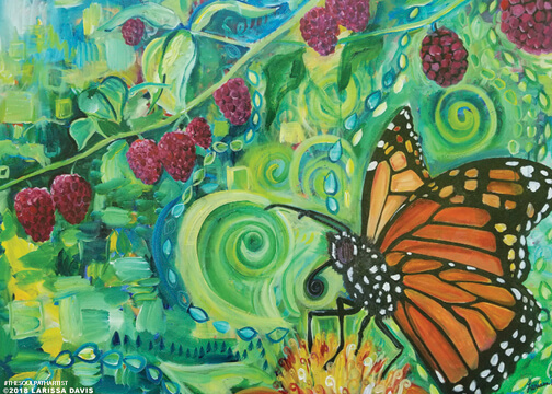 Butterfly Blueprint by Larissa Davis