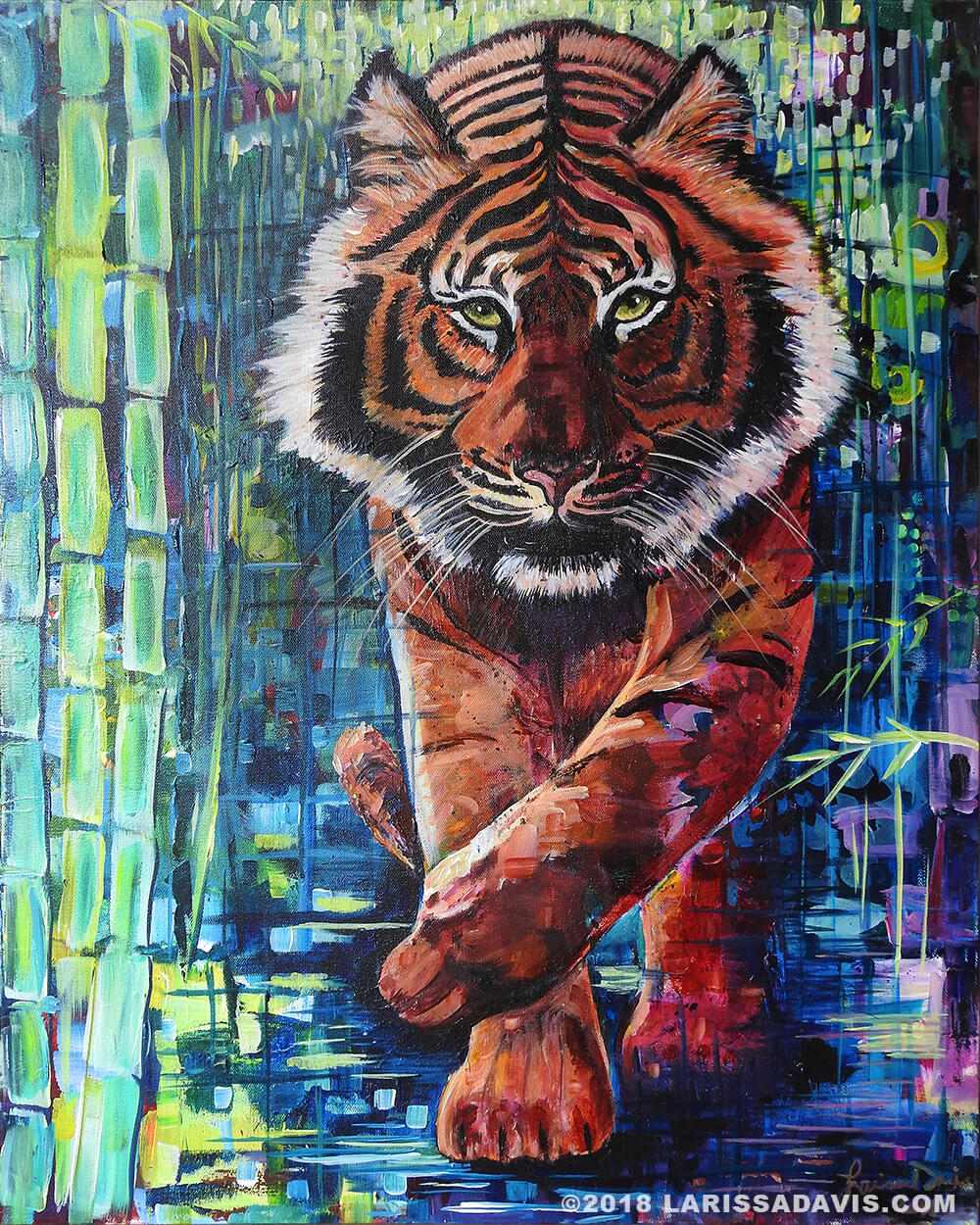 Tiger Art Print - Larissa Davis