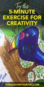 5-Minute Exercise for Creativity: Expressive Art Creativity Exercise to Boost Intuition and Creativity