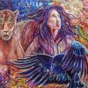 Sovereign is an original painting by Larissa Davis for healing self-worth