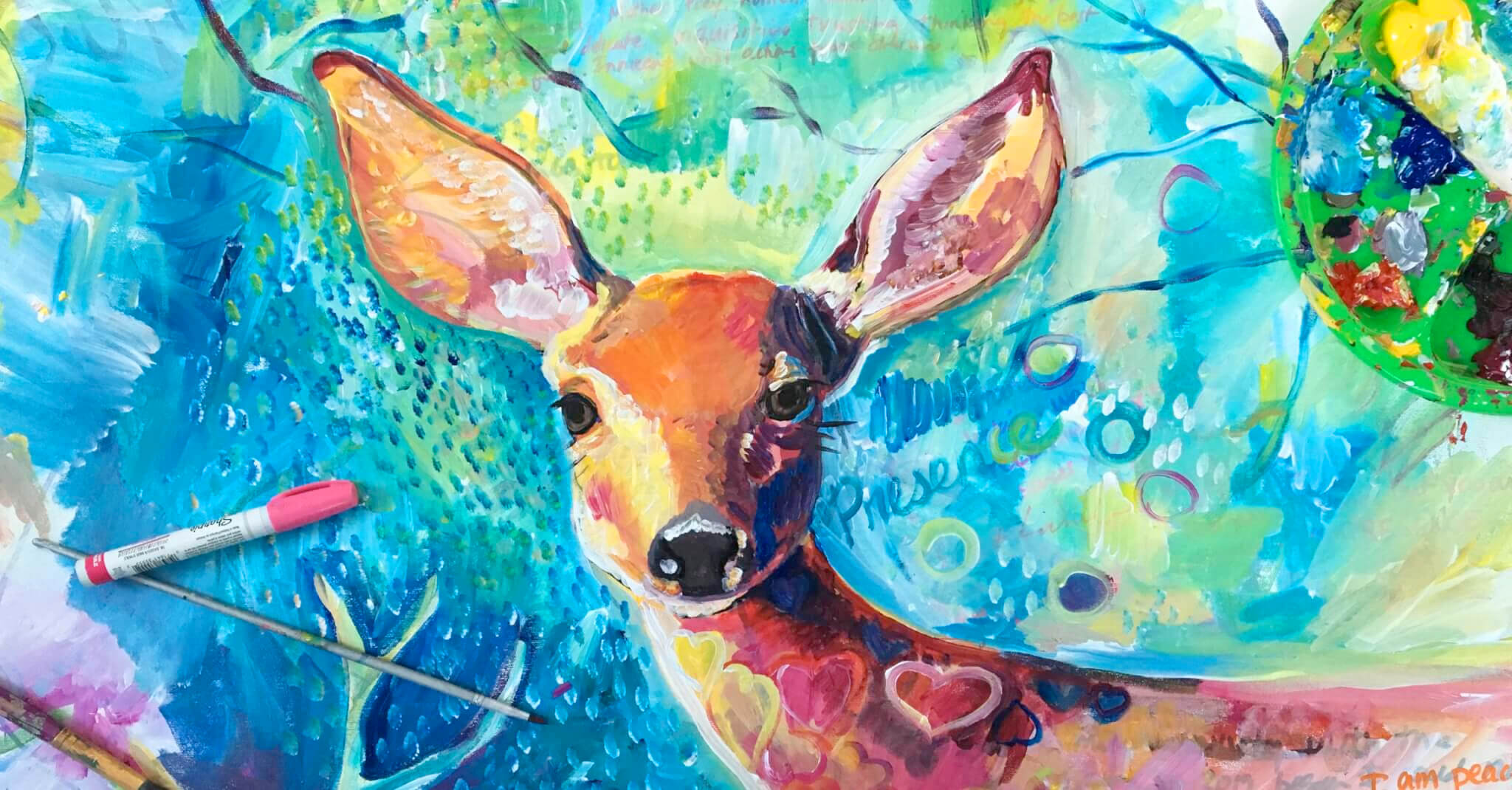 My spirit animal: intuitive painting journey