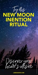 New moon ritual: manifest your intention