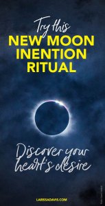 New moon ritual: manifest your intention