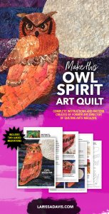 Owl Spirit Animal: Art Quilt Pattern + meditations