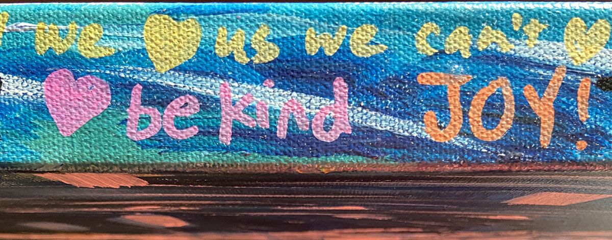 Cosmic Dolphin: An Origins Original Painting by Larissa Davis