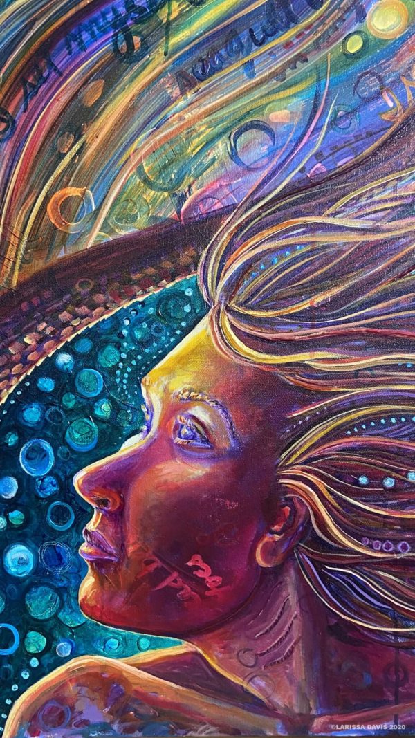 Mermaid art by Larissa Davis: I set myself free