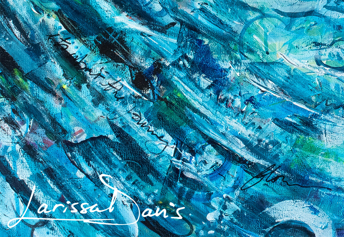 Sea Turtle — Tell Your Story painting by Larissa Davis