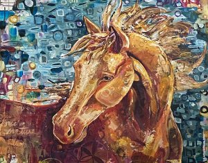Freedom horse: born free by visionary artist Larissa Davis