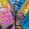 Butterfly Blueprint Art by Larissa Davis