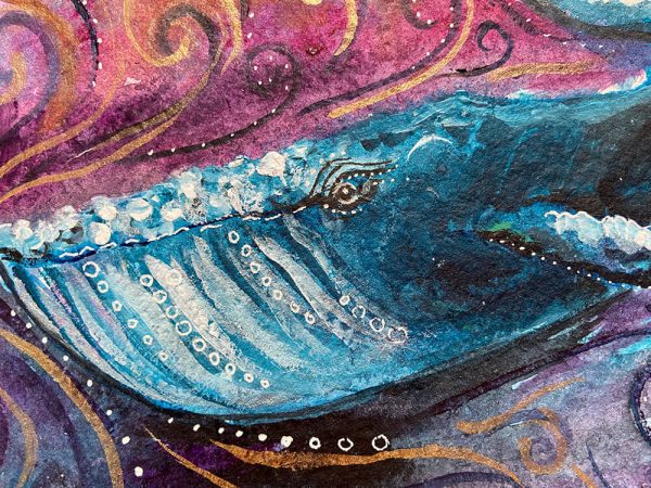 Whale art: Ocean play by Larissa Davis