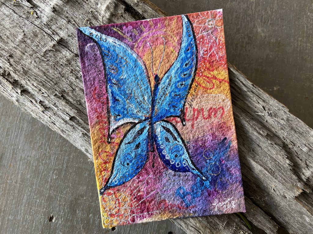 Small Wonders Series: Blue Butterfly by Larissa Davis©