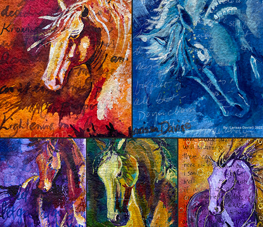 Larissa Davis Hundred Horses Prints