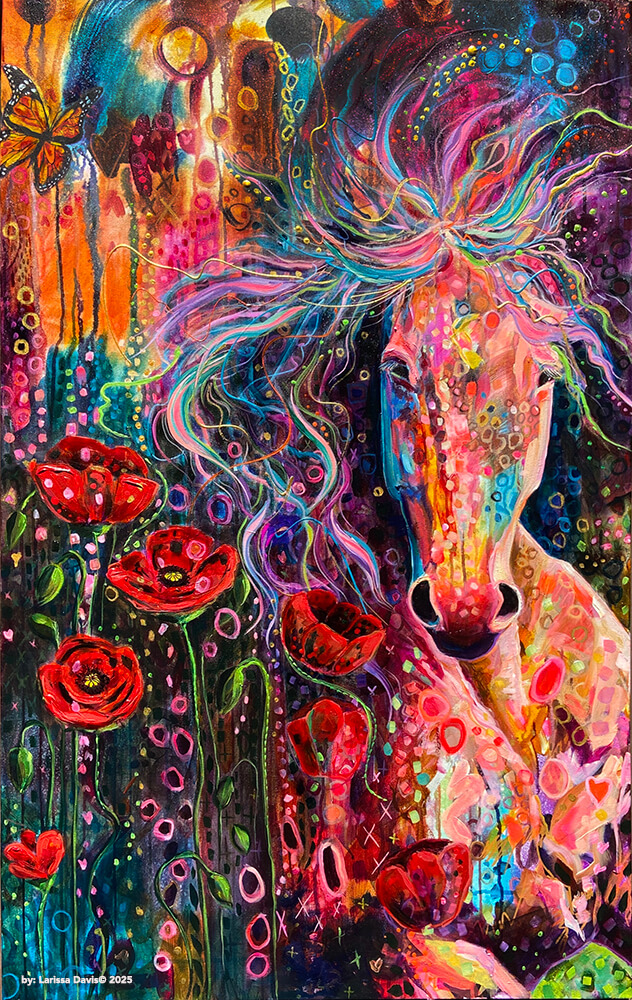 Dreamer by Larissa Davis abstract realism horse