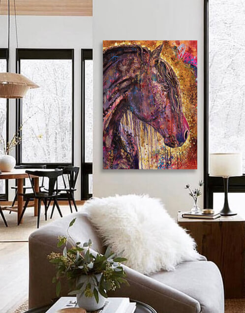 Purple Reign Soul of the Horse by Larissa Davis