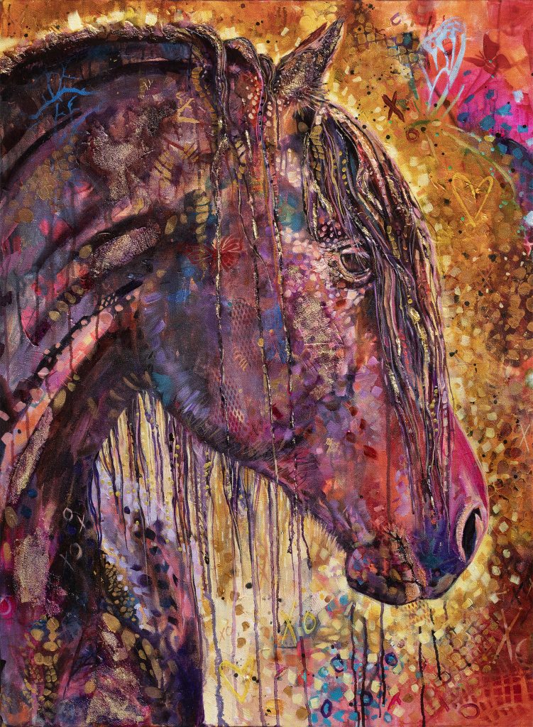 Purple Reign Soul of the Horse by Larissa Davis