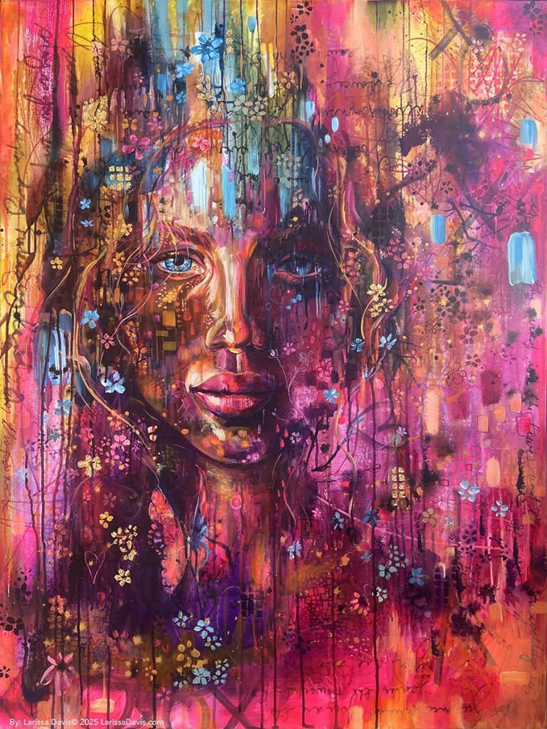 Union – Divine Feminine Portrait of Self-Acceptance and Reclamation | Original Painting by Larissa DavisUnion – Divine Feminine Portrait of Self-Acceptance and Reclamation | Original Painting by Larissa Davis
