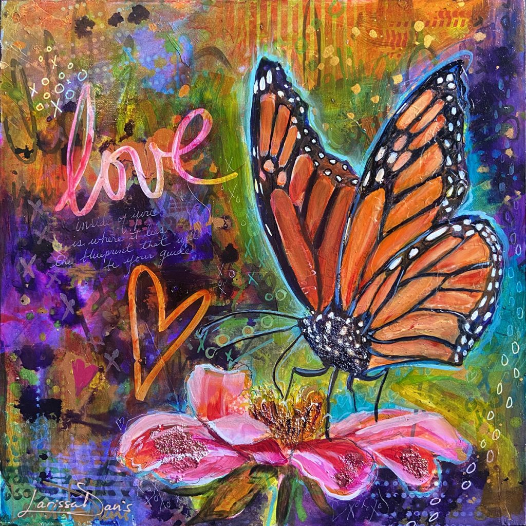 Monarchy IV positive message art by Larissa Davis