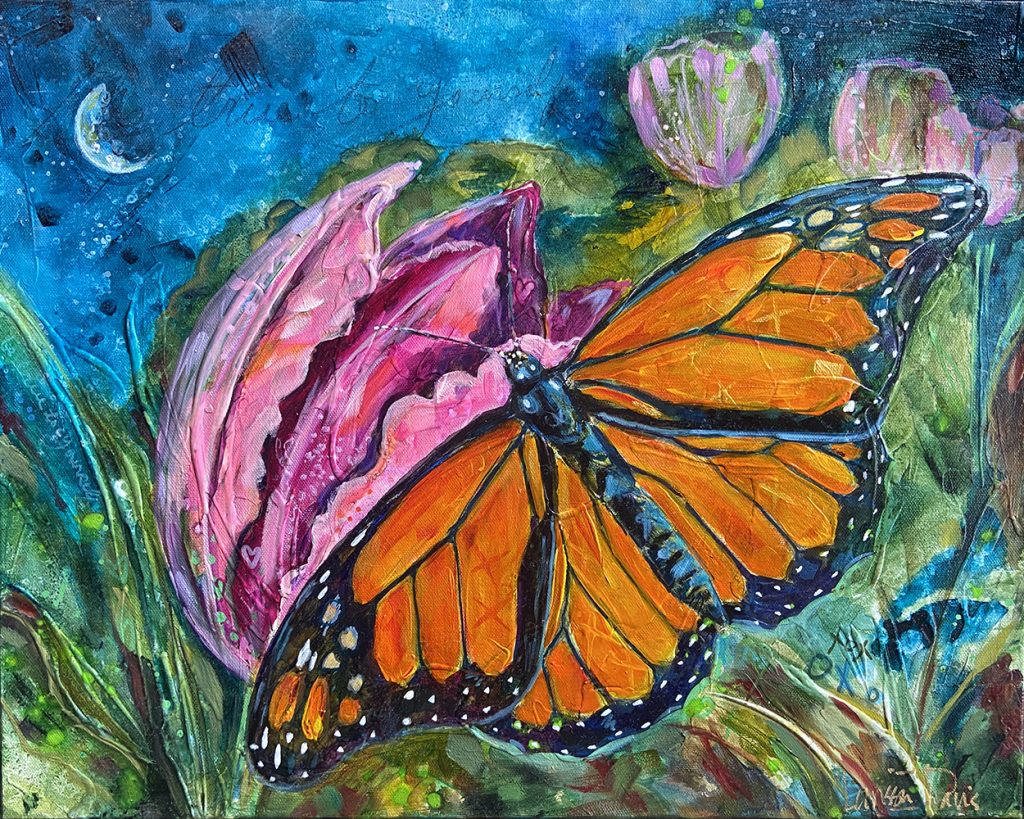 Monarchy I sovereign transformation art by Larissa Davis