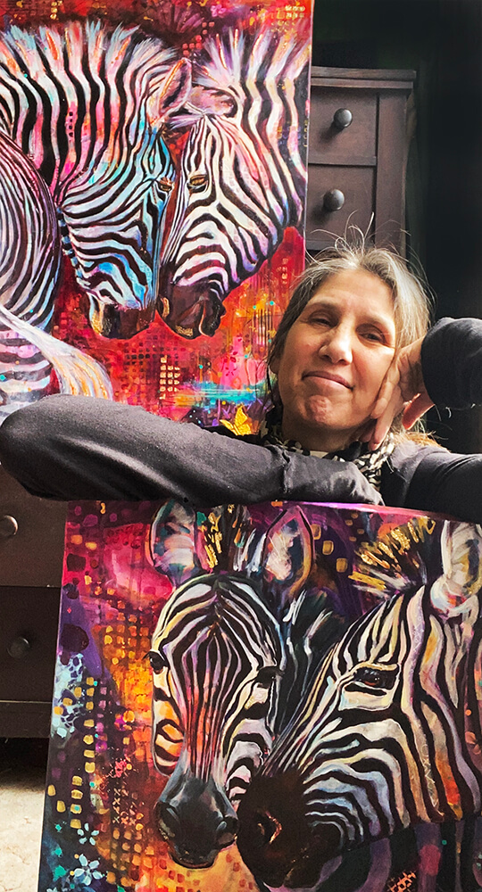 Artist Larissa Davis explores themes of Dark and Light