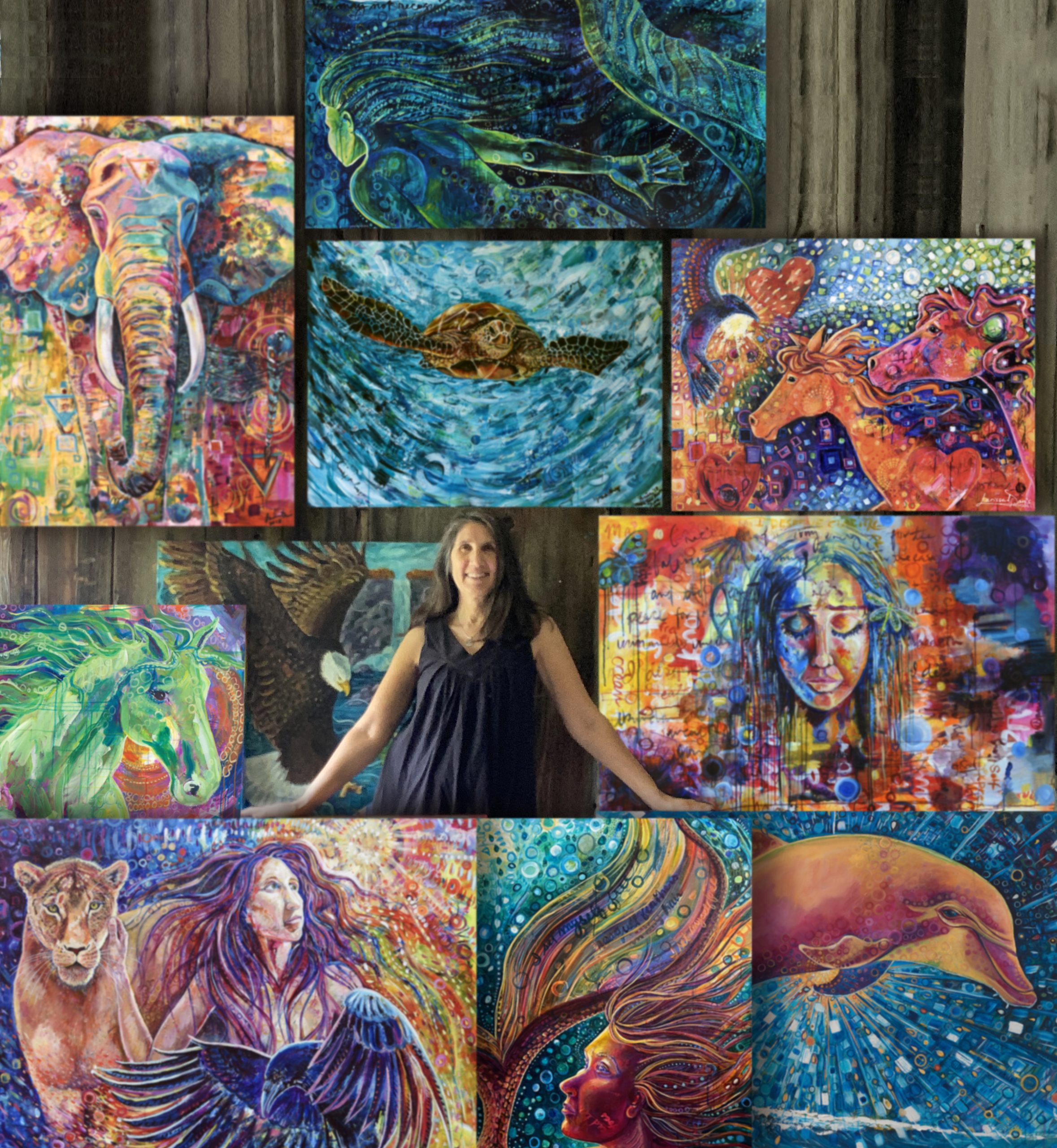 Origins Collection, 2017-2020 selected paintings of Larissa Davis