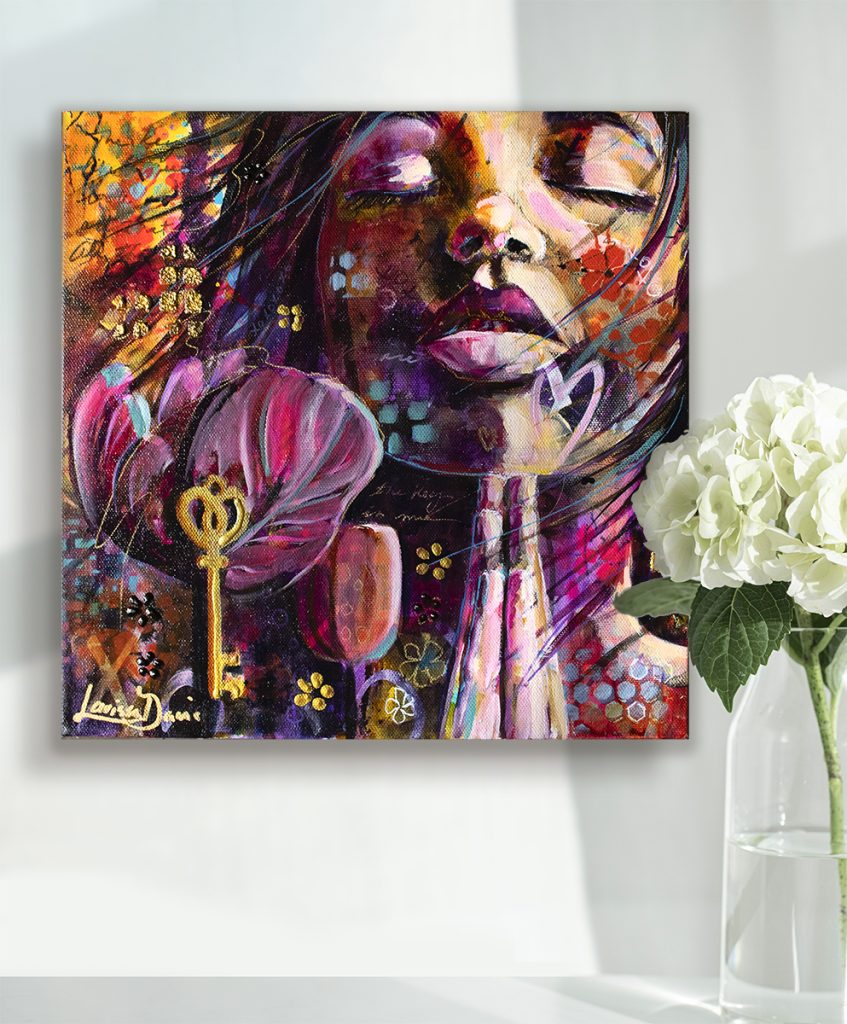 The Key Is Me portrait of feminine beauty by Larissa Davis