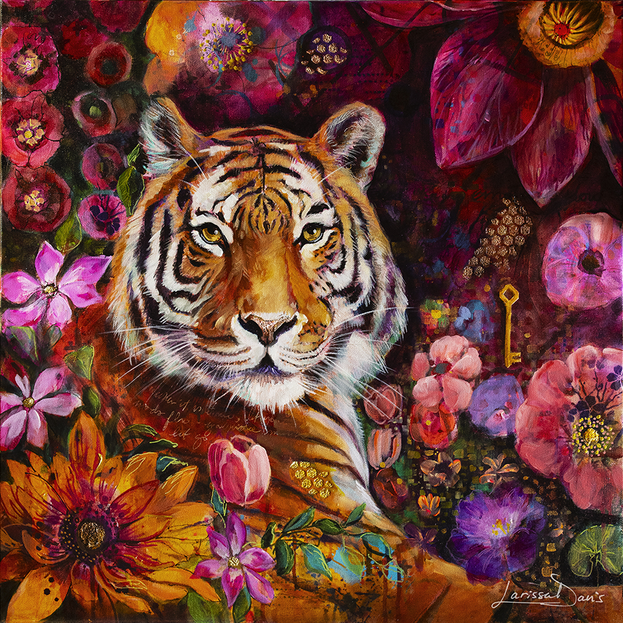 Witness Empowerment Portrait of Tiger by Larissa Davis